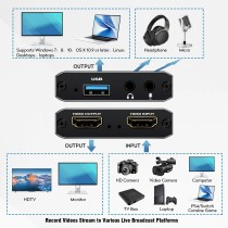 CAPTURADORA❤️ 🖥️DE VIDEO STREAMING AUDIO Y VIDEO 4K