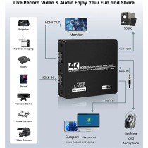 CAPTURADORA❤️ 🖥️DE VIDEO STREAMING AUDIO Y VIDEO 4K