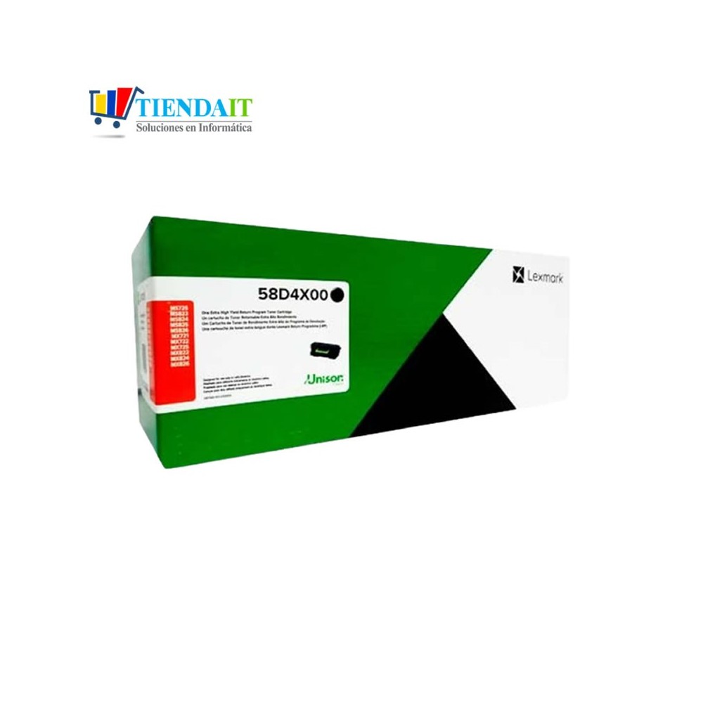 Toner Lexmark mx721❤️🖨️Original  58d4h00 mx722