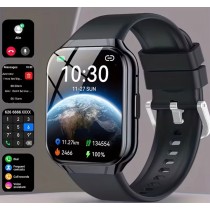 RELOJ❤️ 🖥️INTELIGENTE NEGRO CUADRADO SMARTWATCH