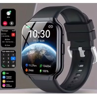 RELOJ❤️ 🖥️INTELIGENTE NEGRO CUADRADO SMARTWATCH